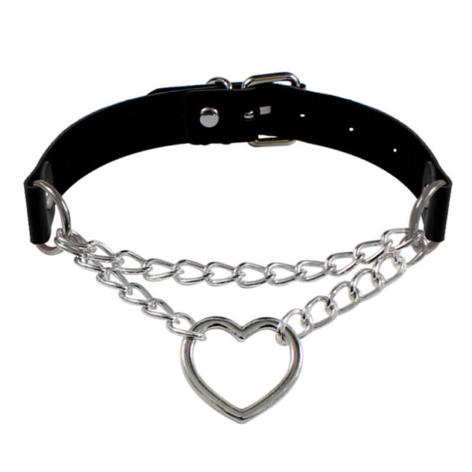 BLACK-GOTH-AESTHETIC-HEART-CHAIN-CHOKER