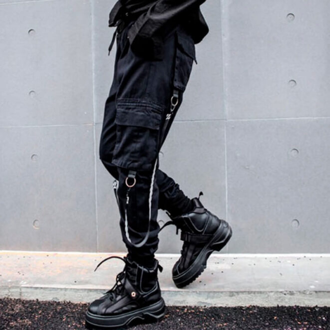 Black-Goth-Cargo-Pants-for-Women-Street-Punk-Military-3