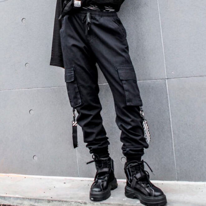 Black-Goth-Cargo-Pants-for-Women-Street-Punk-Military-4