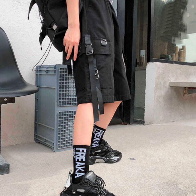 Black-Men-Chain-Shorts-Streetwear-Urbancore-2