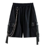 Black-Men-Chain-Shorts-Streetwear-Urbancore-3