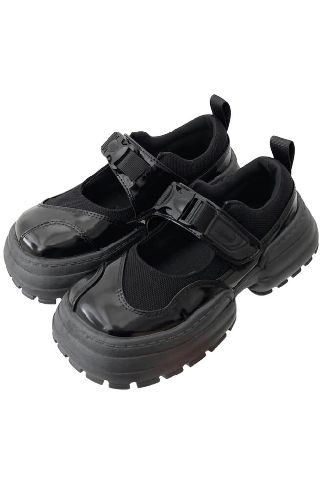 Black Y2K Sandals Shoes Urbancore Aesthetic (5)