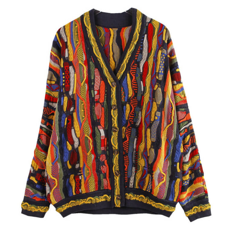 Coogi Design Retro Core Unisex Cardigan