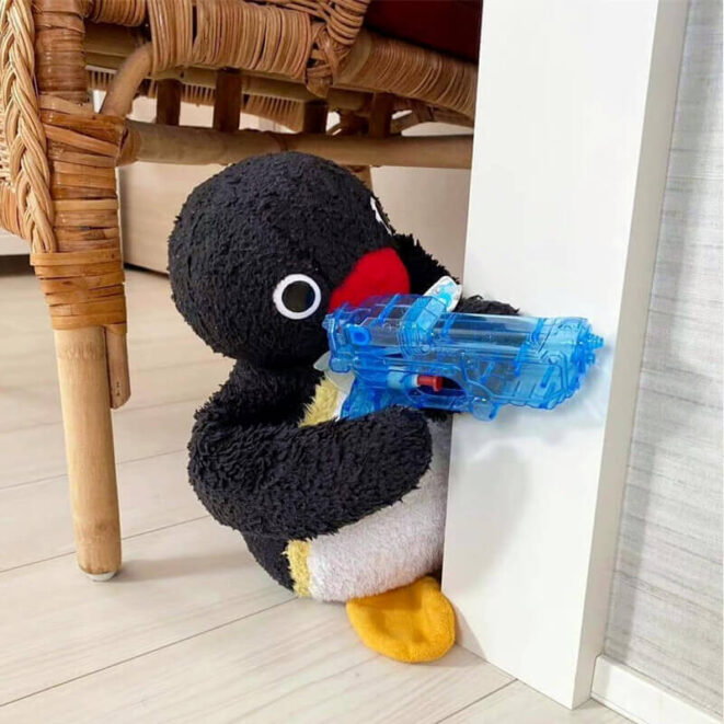 Cute Pingu Penguin Plush Toy 32 cm Kidcore Aesthetic (5)