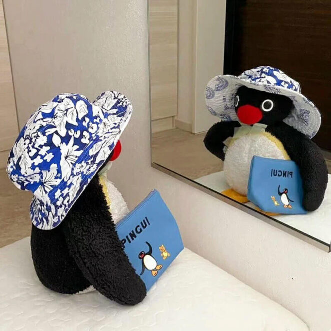 Cute Pingu Penguin Plush Toy 32 cm Kidcore Aesthetic (7)