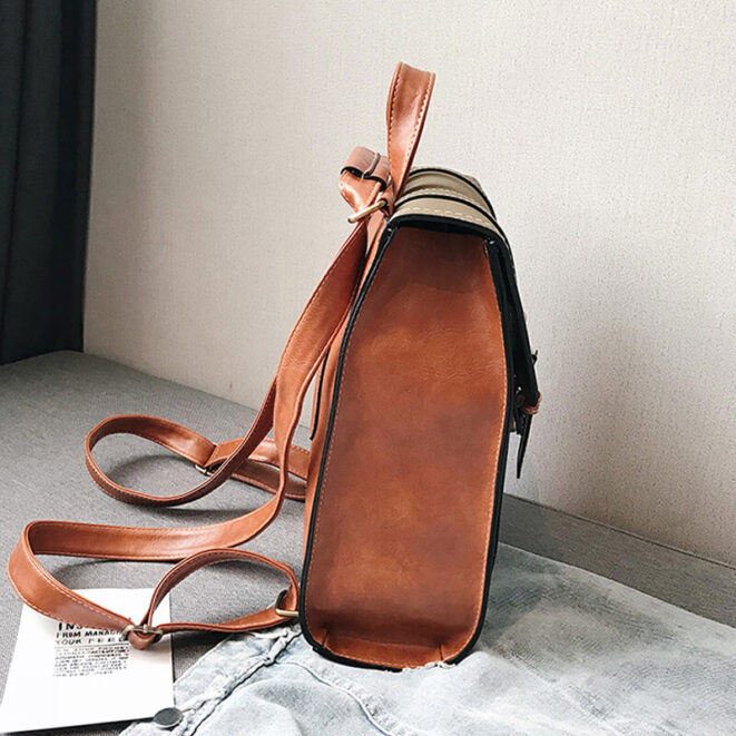 Dark Academia Vintage Backpack With Old Locker (6)