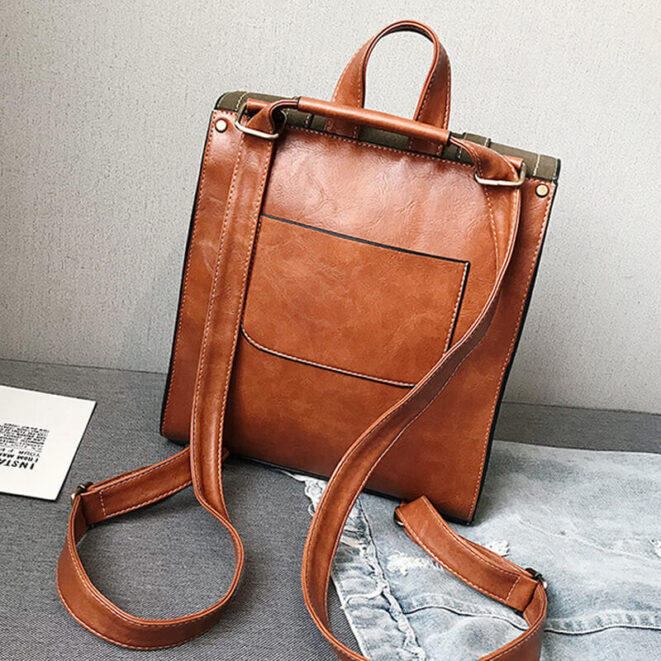 Dark Academia Vintage Backpack With Old Locker (7)