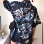 Grunge-Women-Shirt-Dragon-Print-Harajuku