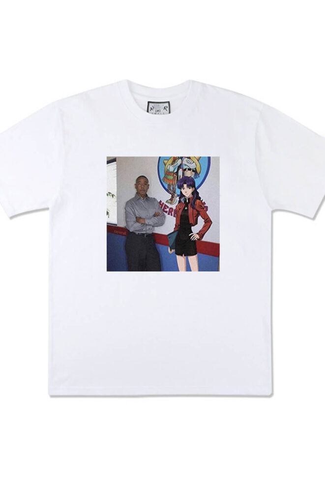 Gus Fring and Misato Los Pollos T-Shirt Unisex Animecore (5)