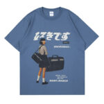 Japanese 80s Aesthetic Unisex T-Shirt Retro Travel Girl (1)