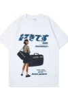 Japanese 80s Aesthetic Unisex T-Shirt Retro Travel Girl (1)