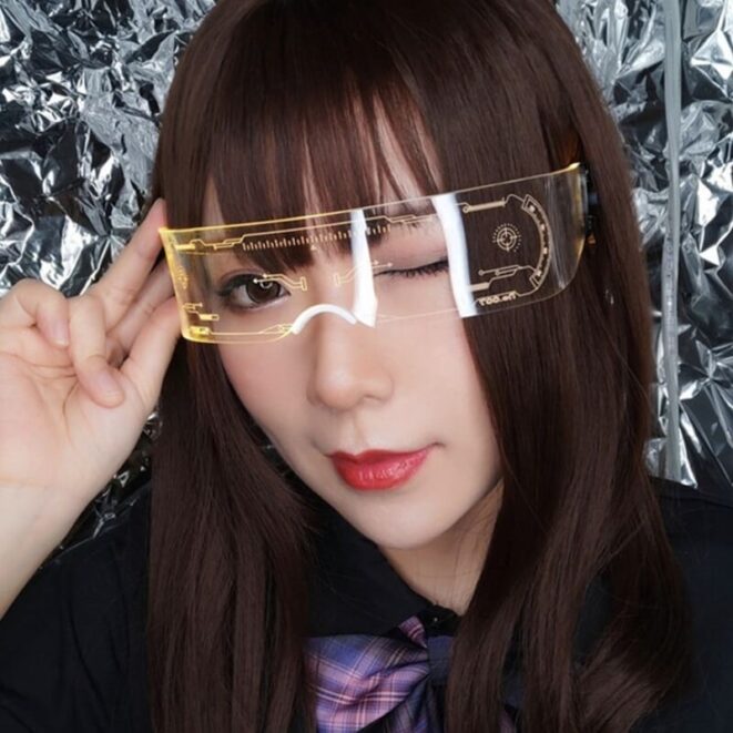 LED Glowing Glasses Cyberpunk