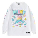 Milky Cute Gummy Bear Sweatshirt for Women (1)