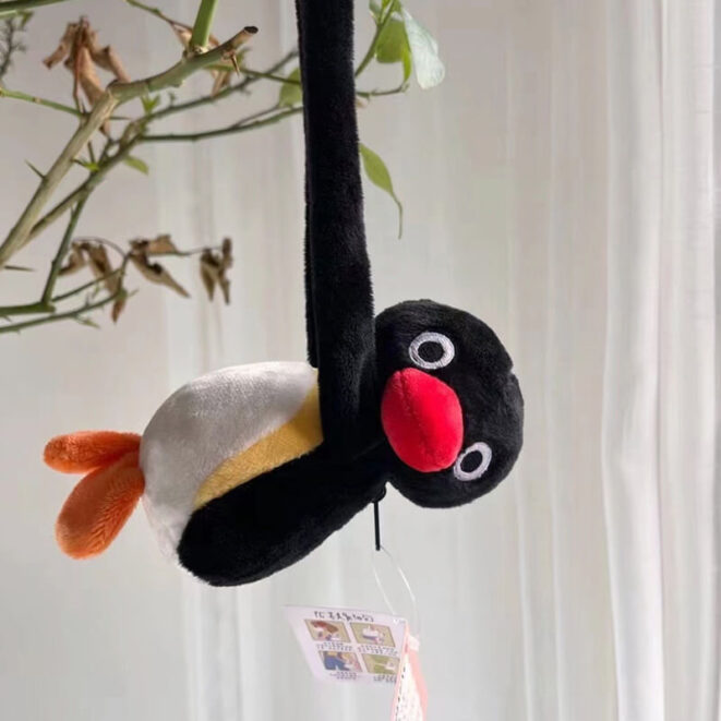 Pingu Penguin Waist Bag Plush Toy Cute Wallet (3)