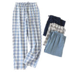 Plaid Grid Softie Aesthetic Pajama Pants for Women (1)
