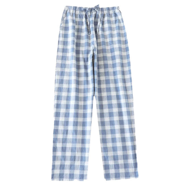 Plaid Grid Softie Aesthetic Pajama Pants for Women (2)
