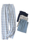 Plaid Grid Softie Aesthetic Pajama Pants for Women (1)