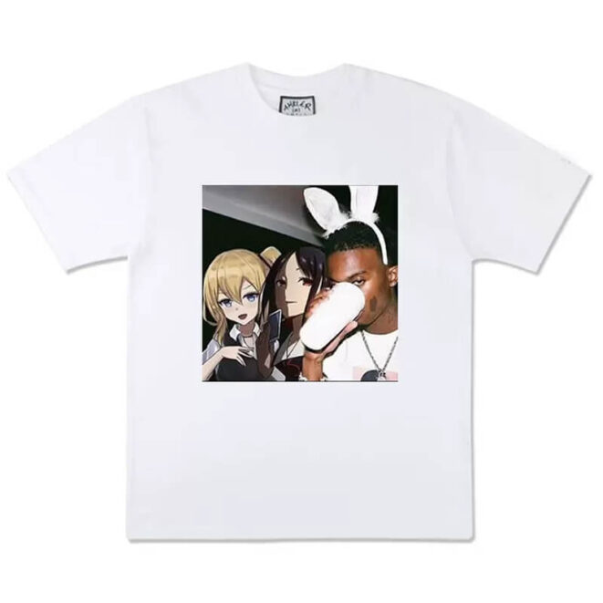 Playboi Carti and K-On Girls T-Shirt Animecore Aesthetic (2)