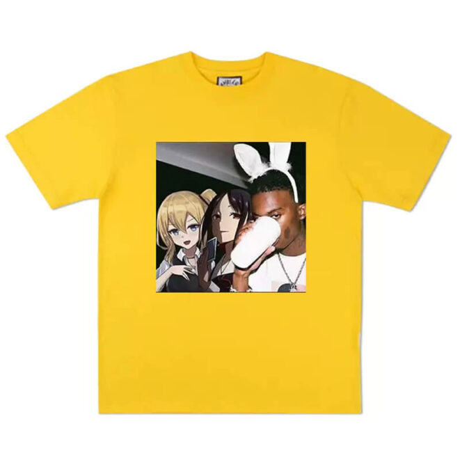 Playboi Carti and K-On Girls T-Shirt Animecore Aesthetic (4)