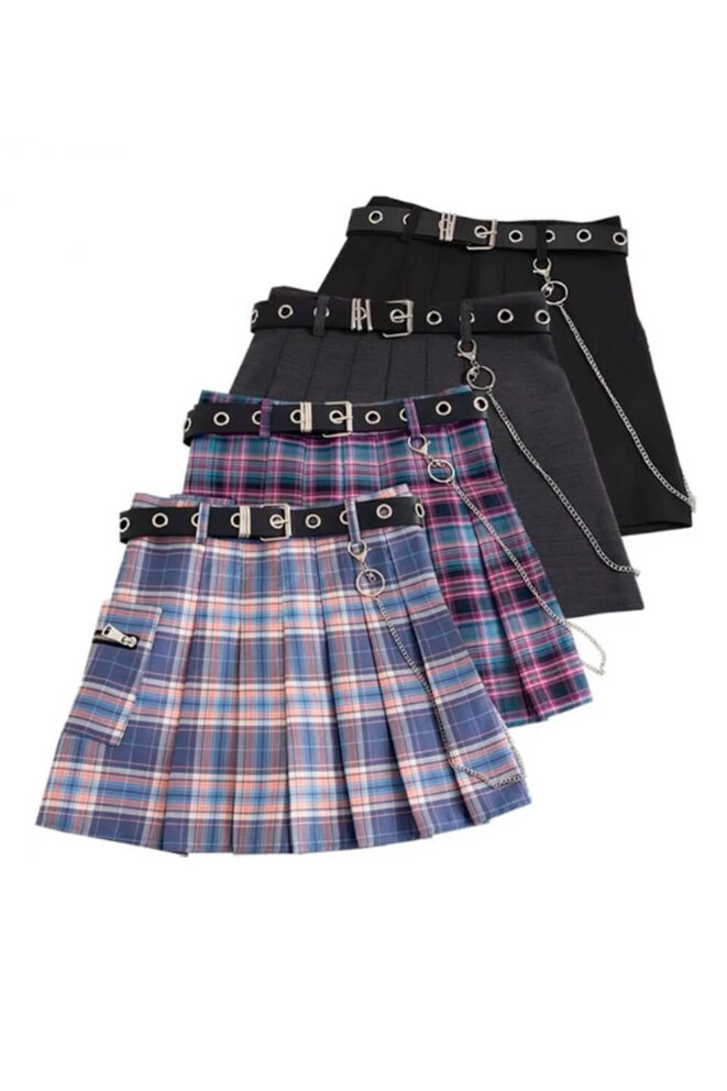 Pleated-Plaid-Women-Skirt-With-Chain-Punk-Gothic-Lolita-10