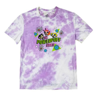 Powerpuff Girls T Shirt Purple Tie Dye Indie Aesthetic 1