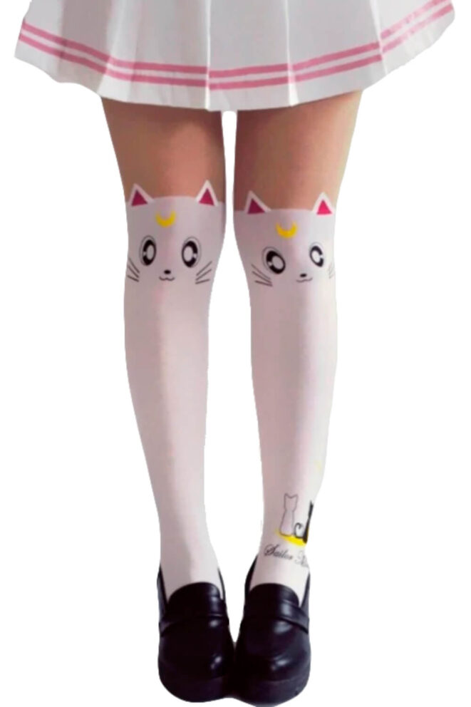 Stockings-for-Women-Cat-Print-Sailor-Moon-Harajuku7