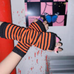 Striped-Elbow-Length-Fingerless-Gloves-Emo-Punk-Anime-Egirl-18