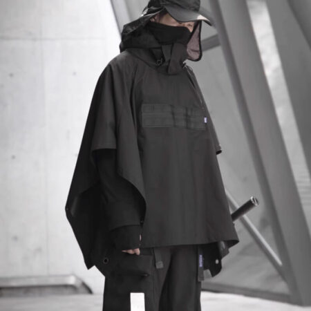 Urban Ninja Cloak Jacket Unisex Techwear Cyberpunk Style