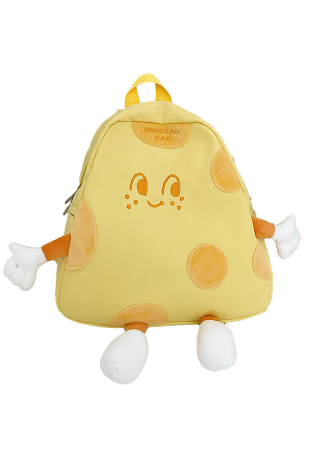 Kidcore Cheese Backpack Kawaii Foodie Aesthetic