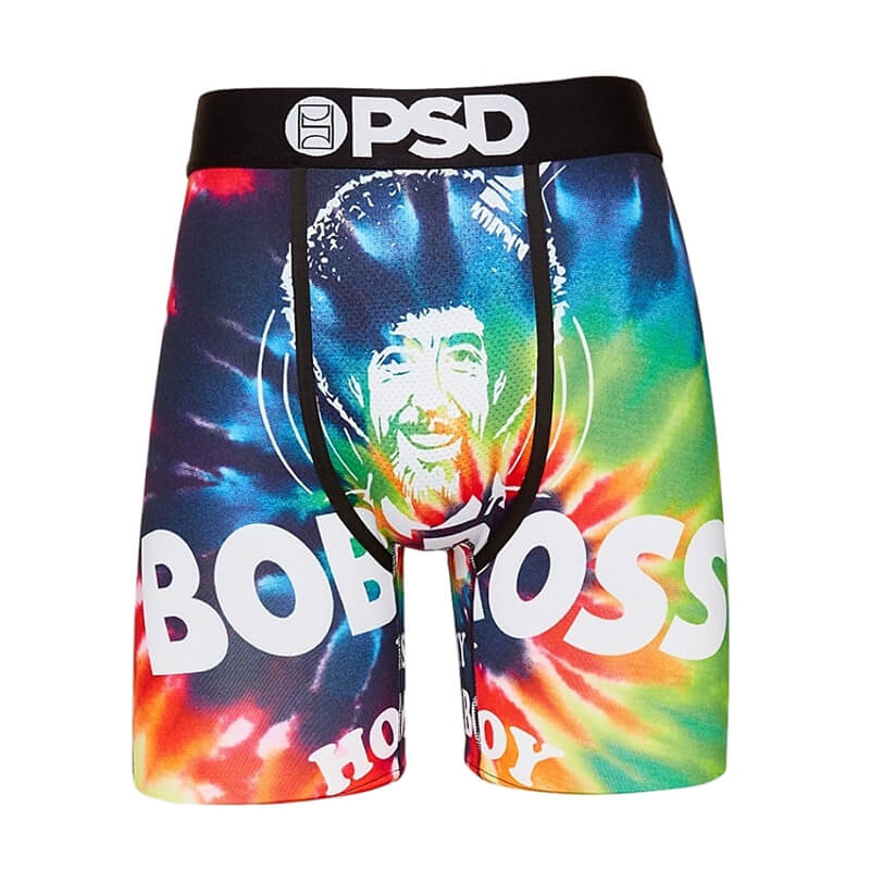 PSD Underwear for Men Ice Silk Quick-Drying Printed Boxers