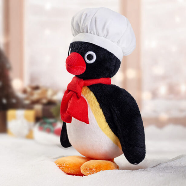 Pingu Chef Plush Toy Stuffed Doll Cute Kidcore Aesthetic