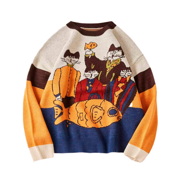 Beatles Cats Vintage Unisex Sweater