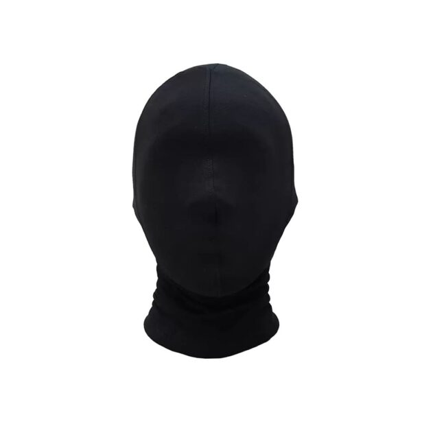 Black elasticated balaclava without eye Opiumcore Aesthetic 1