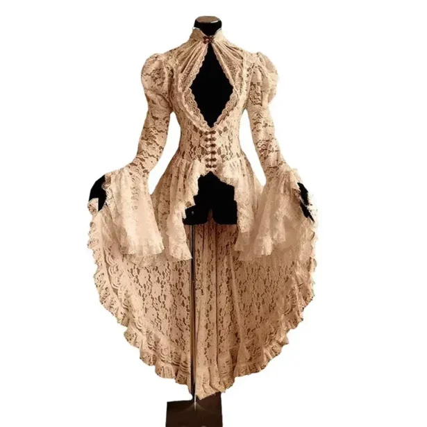 Lace Vintage Women Dress Dollette Core