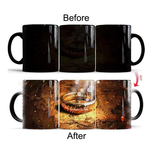 Lord of the Rings Heat Sensitive Mug One Ring Color Changing 1