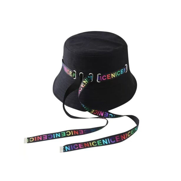 Trendy NICENICE Bucket Hat with Colorful Strap 1