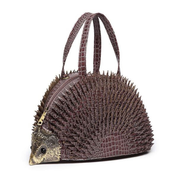 Luxurious 3D Hedgehog Handbag with a Shoulder Strap 1