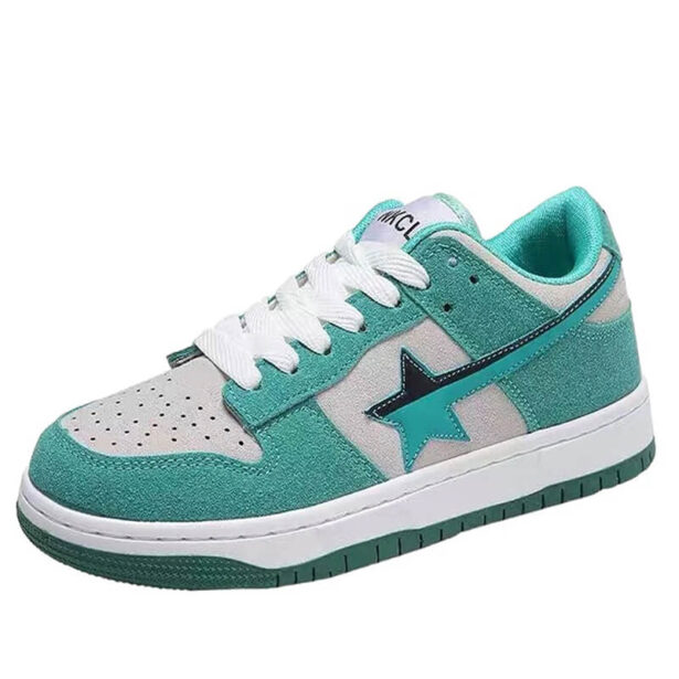 Mint Green Star Y2K Sneakers 1