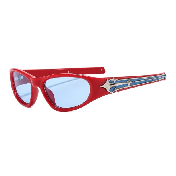 Stylish Unisex Y2K Sunglasses Retro Futuristic Design 1