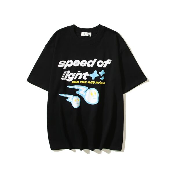 Unisex T Shirt Broken Planet Speed of Light Graphic Tee 1