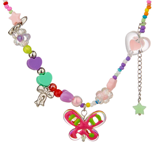 Necklace Beads Butterfly Aesthetic